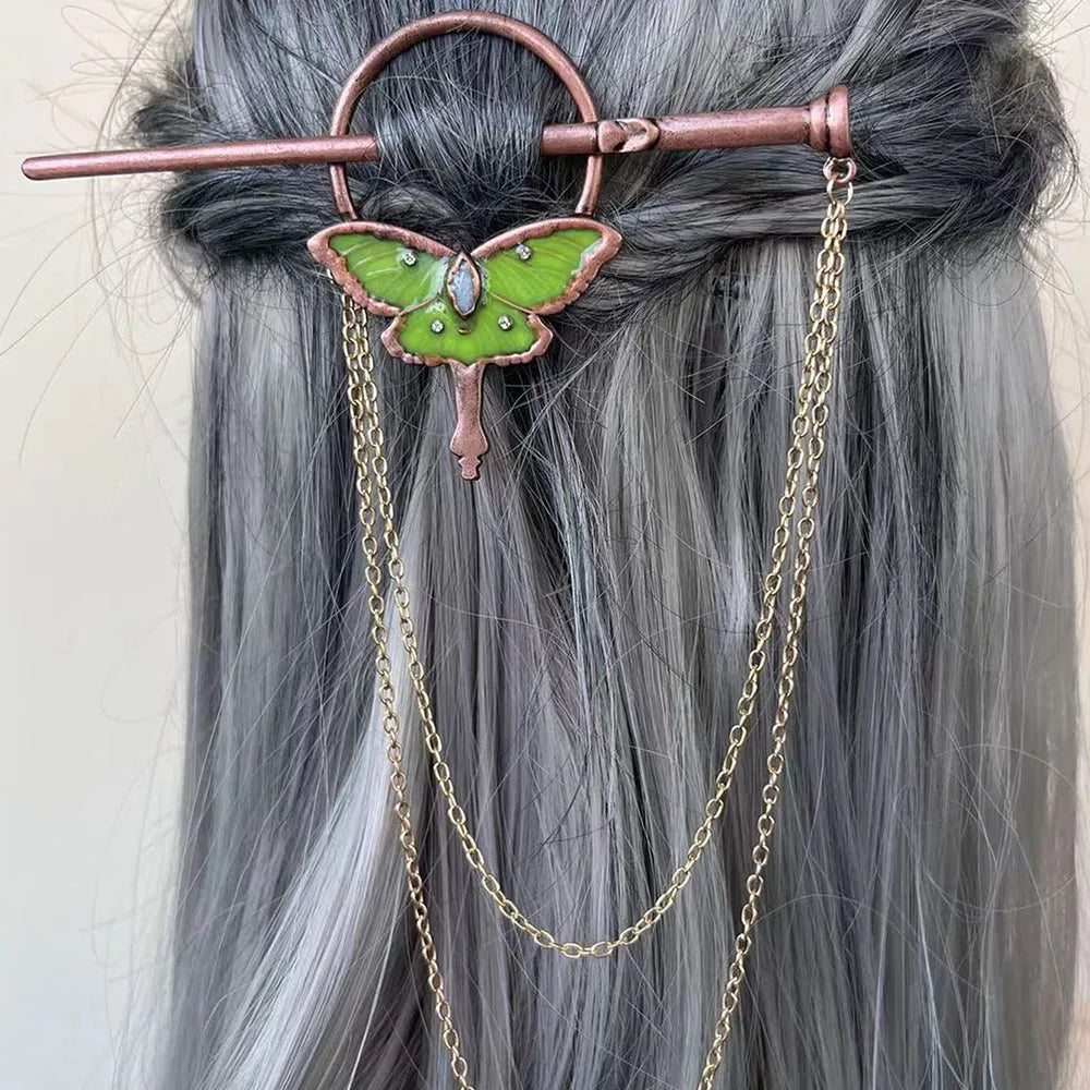 Unique Viking Black Oversized Crow Hair Clip Accessories in USA