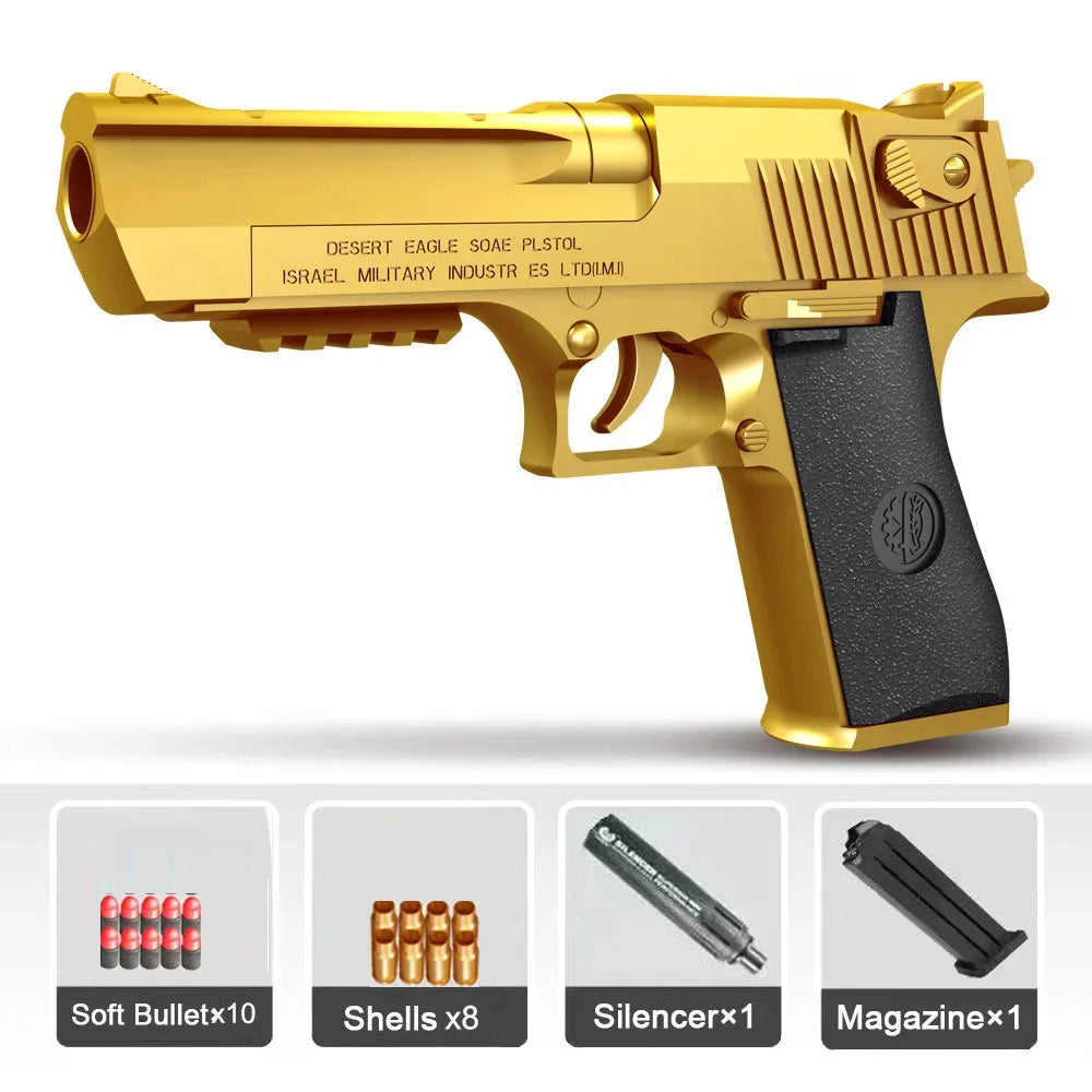 Desert Eagle Shell Ejection Soft Bullet Toy Gun in USA