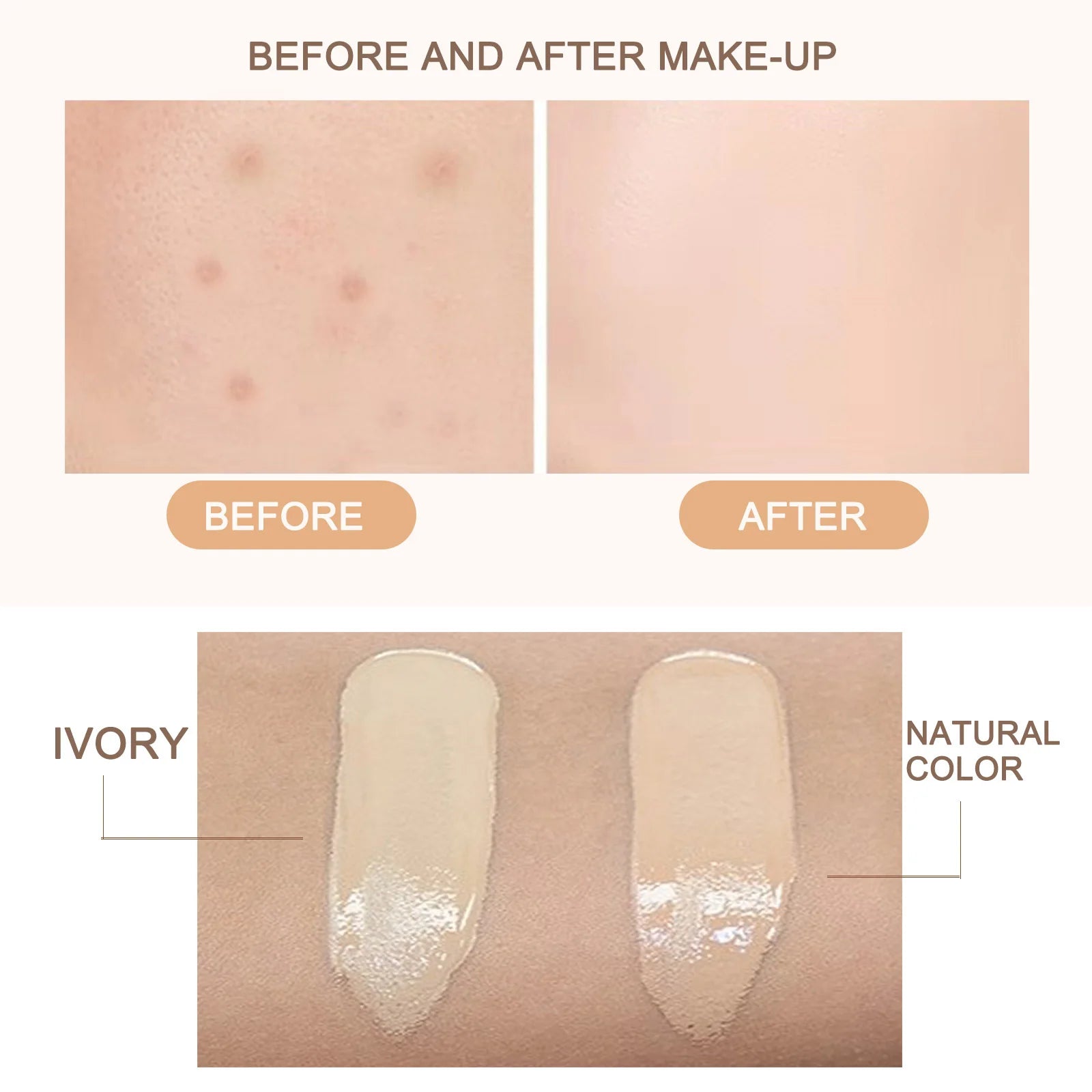 Facial blemishes Moisturizing Nude Foundation Concealer in USA