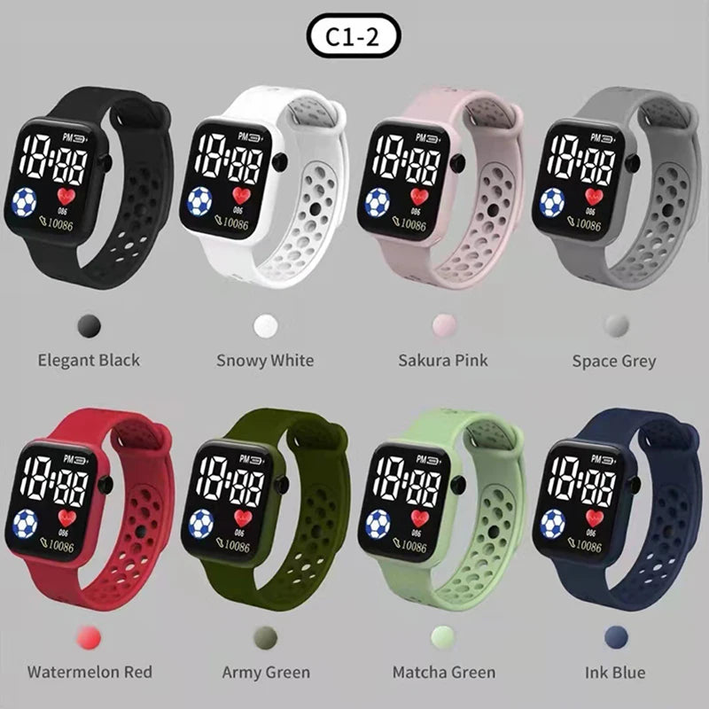 LED Digital Watch Kids Boys Sports Waterproof in USA