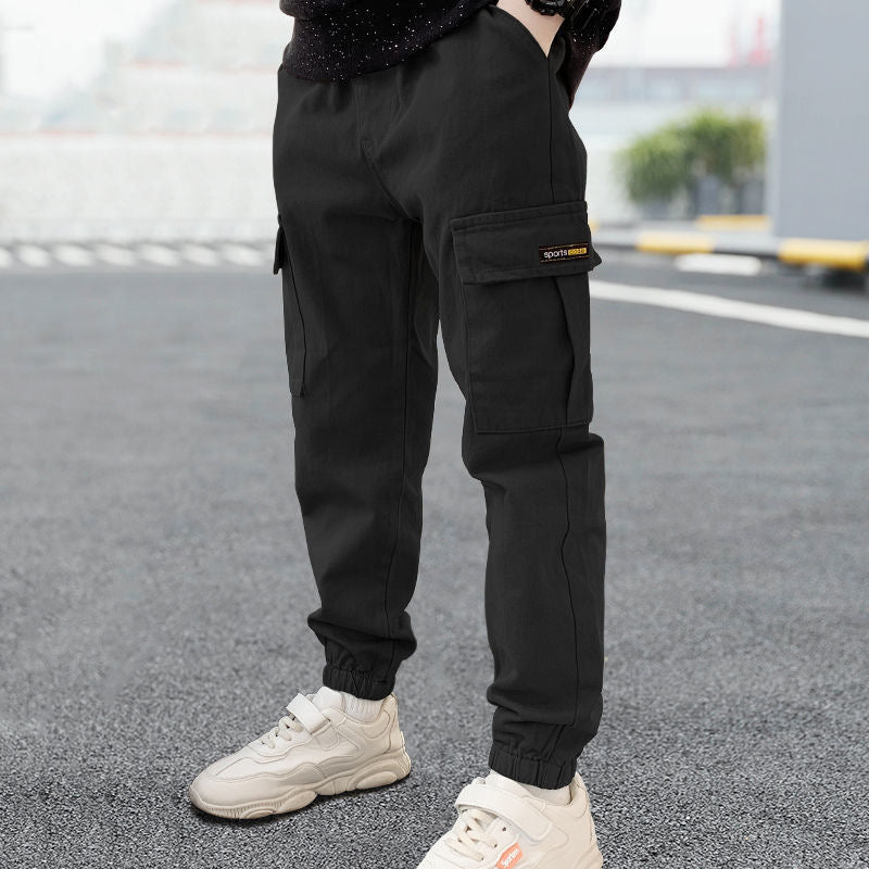 New Spring Autumn Boys Pants Casual Long Style Trousers in USA