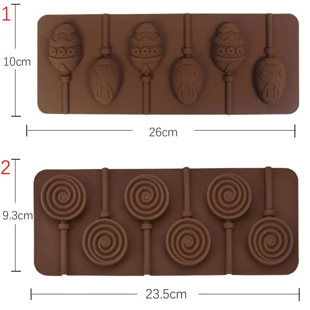 Lollipop Silicone Mold Chewing Gum Marzipan Fudge in USA