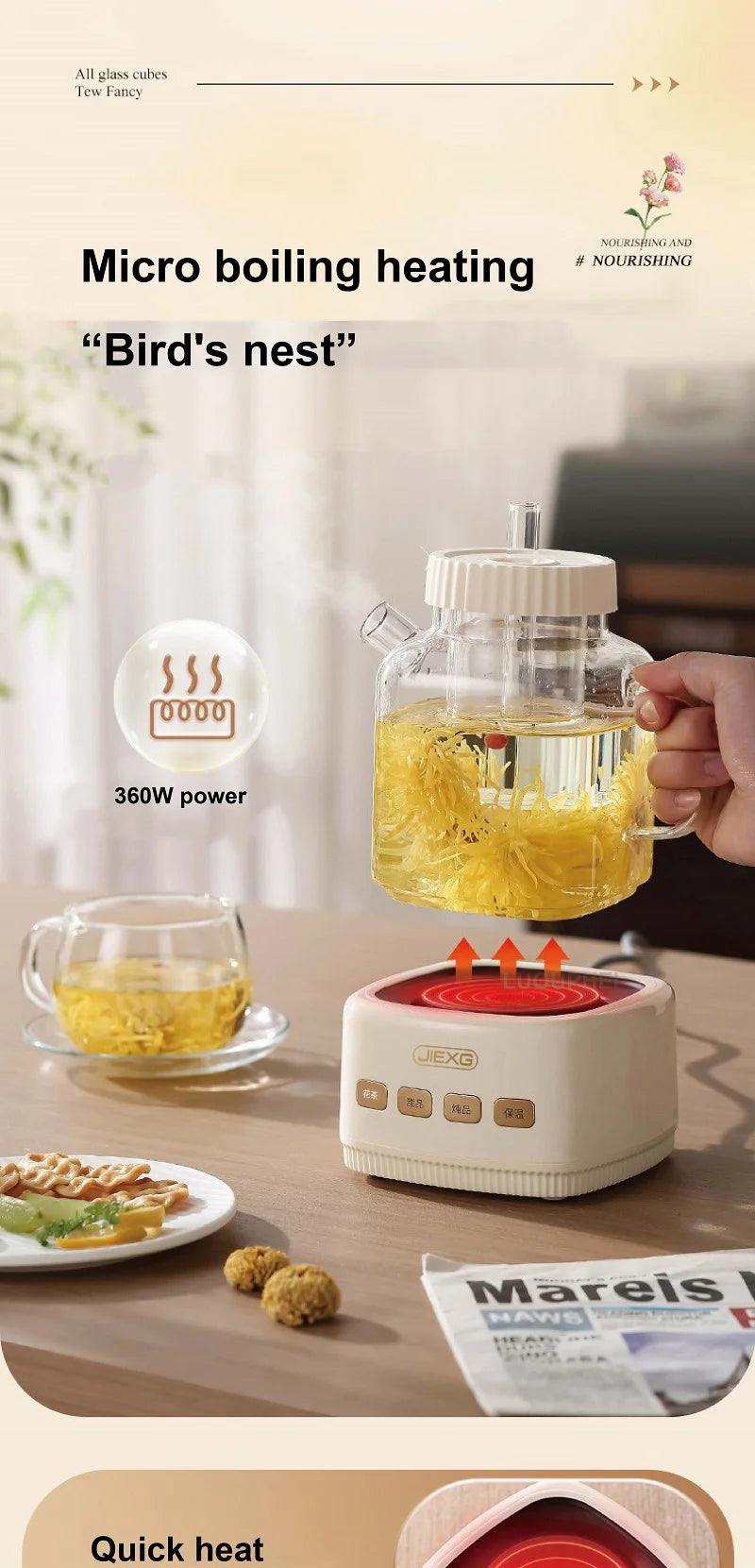 Health Cup Travel Electric Ketle Multifunctional Electric Stew in USA.