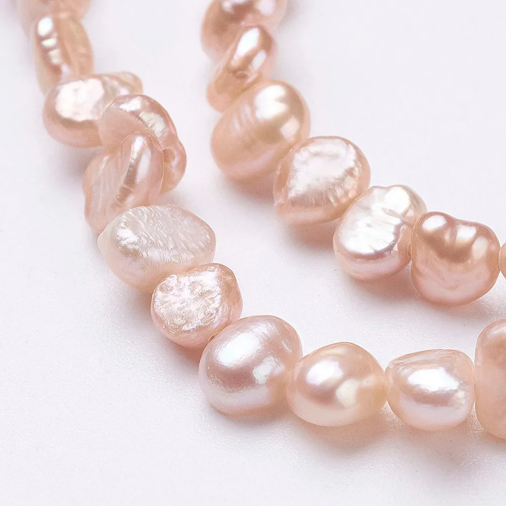 Strand Natural Cultured Freshwater Pearl Beads Strands Nuggets in USA.