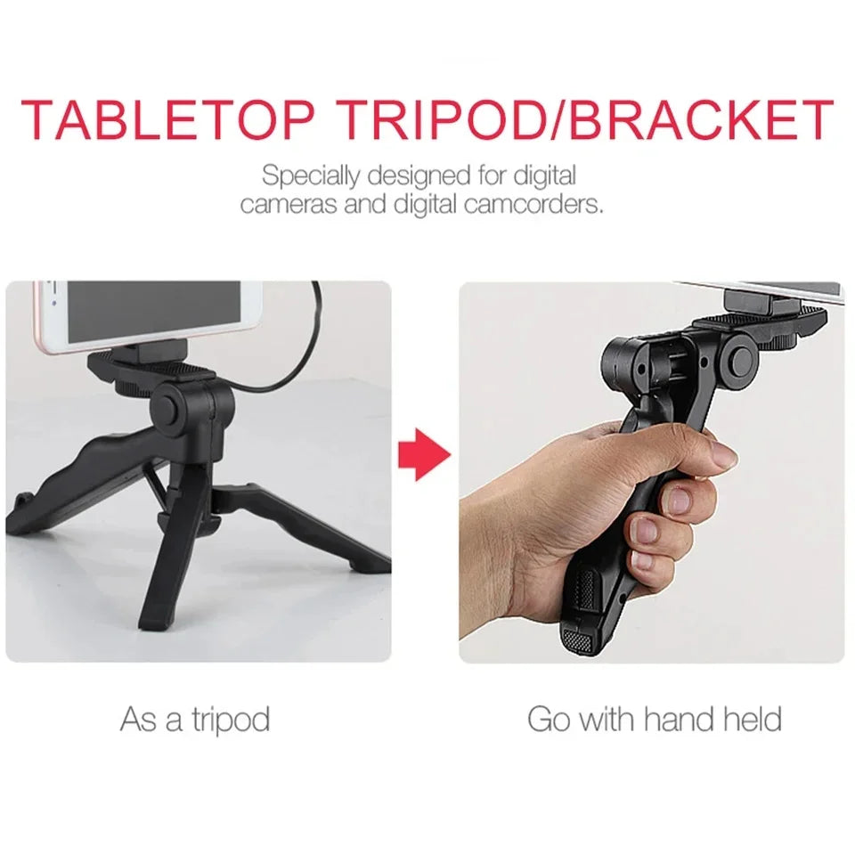 Smartphone Vlogging With Tripod Phone Holder Mini Microphone in USA.