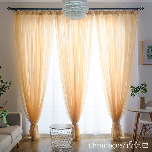 Free Customization Sheer Tulle Curtains Shading IN USA.