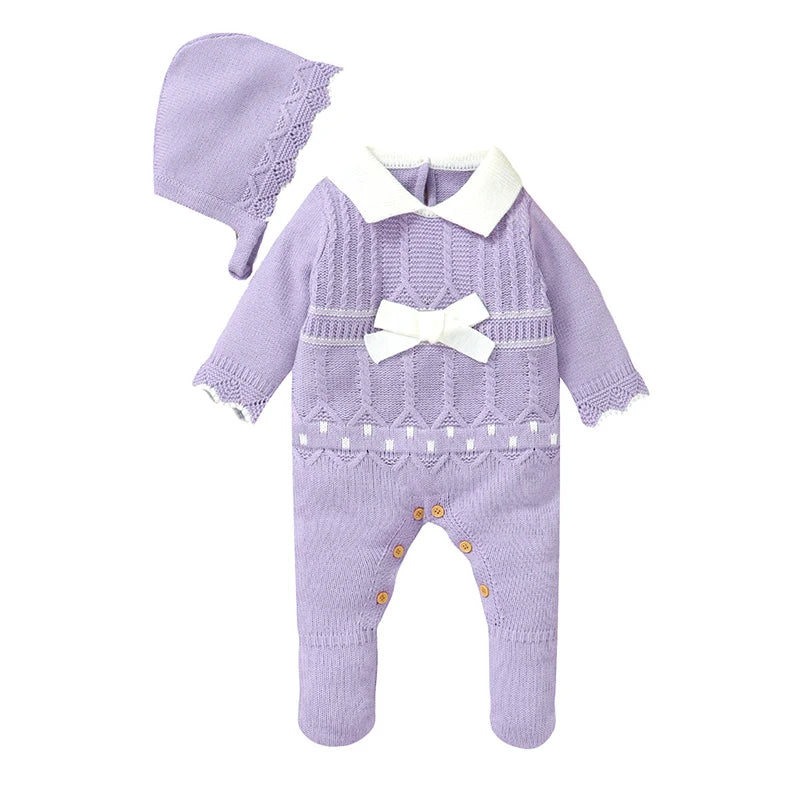 Jumpsuit Long Sleeve Cute Bow Toddler Clothes in USA