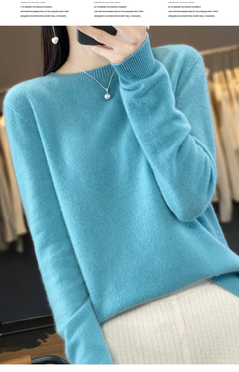 New cashmere sweater women's sweater autumn in USA