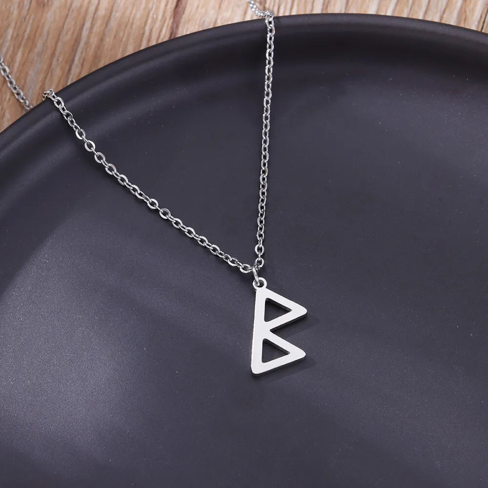 Norse Runic Pendant Viking Rune Layering Necklace in USA