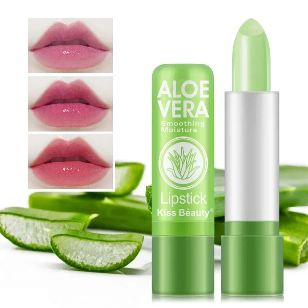 Moisturizing Aloe Vera Lipstick Temperature Color Changing in USA