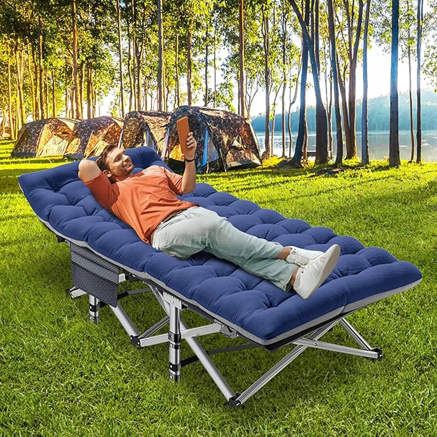 Camping Bed/Camping Cots Adults Foldable Folding Cot Bed in USA