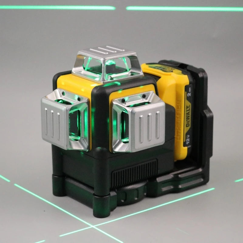 Dewalt 3 Sides*360 Degree Vertical 12 Lines Laser Level Horizontal Gre