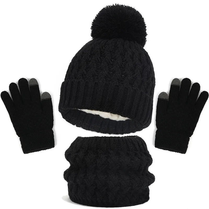 Luxury Fashion Scarves Children Knitted Beanie Cap Cute in USA