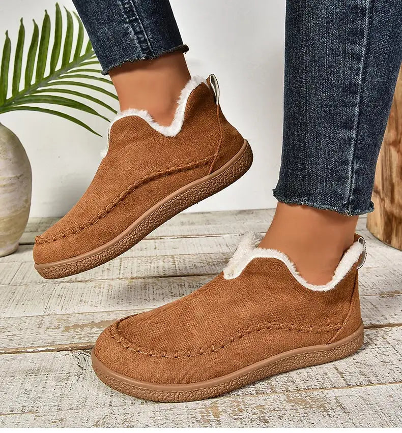 Women's Boots Slip On Winter Boots Winter Shoes Women Ankle Boots in USA