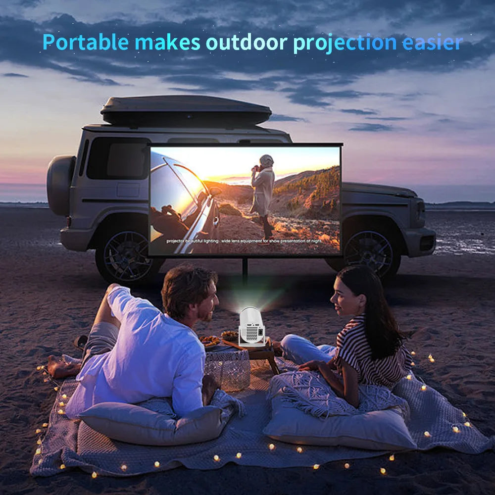 Mini Portable 4K Pro Projector Smart Home Theater LED in USA.