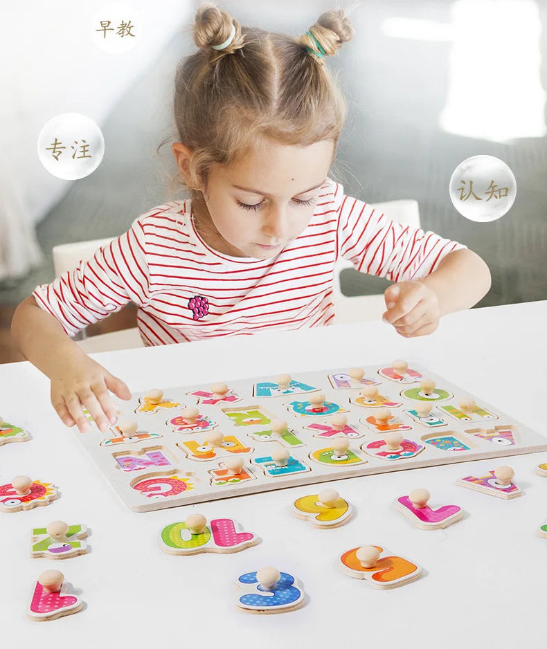 Wooden Puzzles for Toddlers Montessori Baby in USA