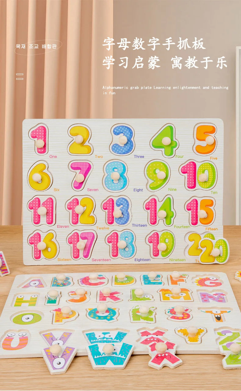 Wooden Puzzles for Toddlers Montessori Baby in USA