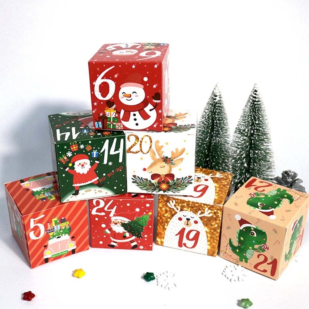 Christmas Advent Calendar Boxes Reusable Advent Calendar Boxes in the usa