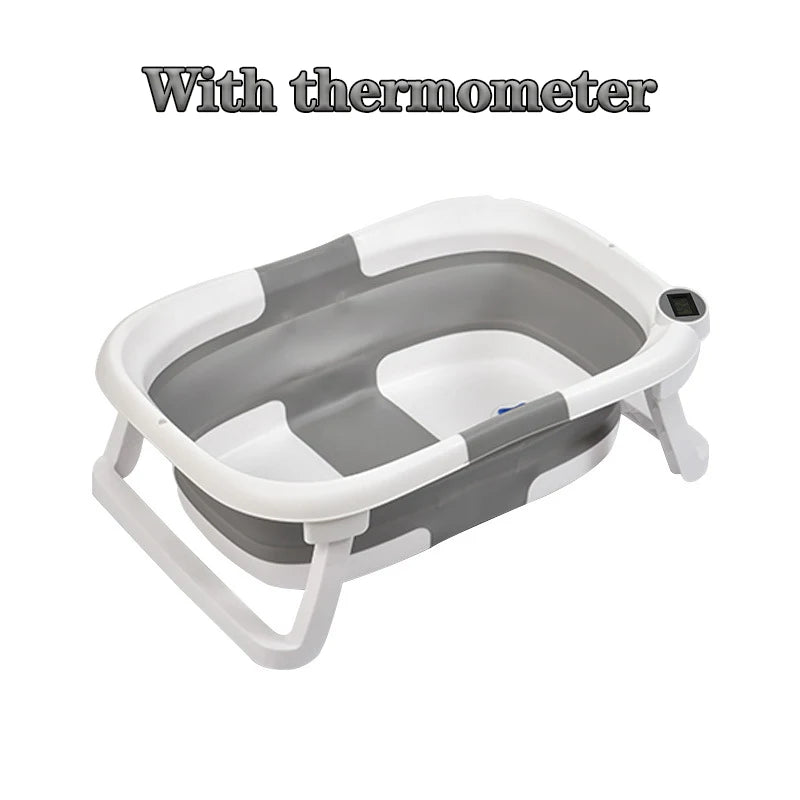 Real-time Temperature Silicone Baby Take A Bath Bathtub in USA