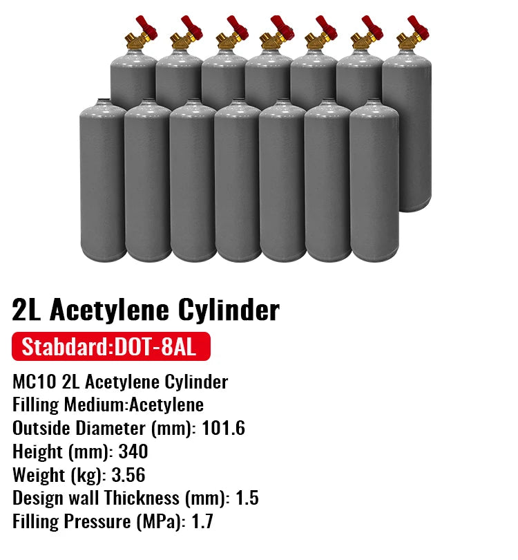 Torch Kit Cutting Portable Oxygen Acetylene Cylinder IN USA.