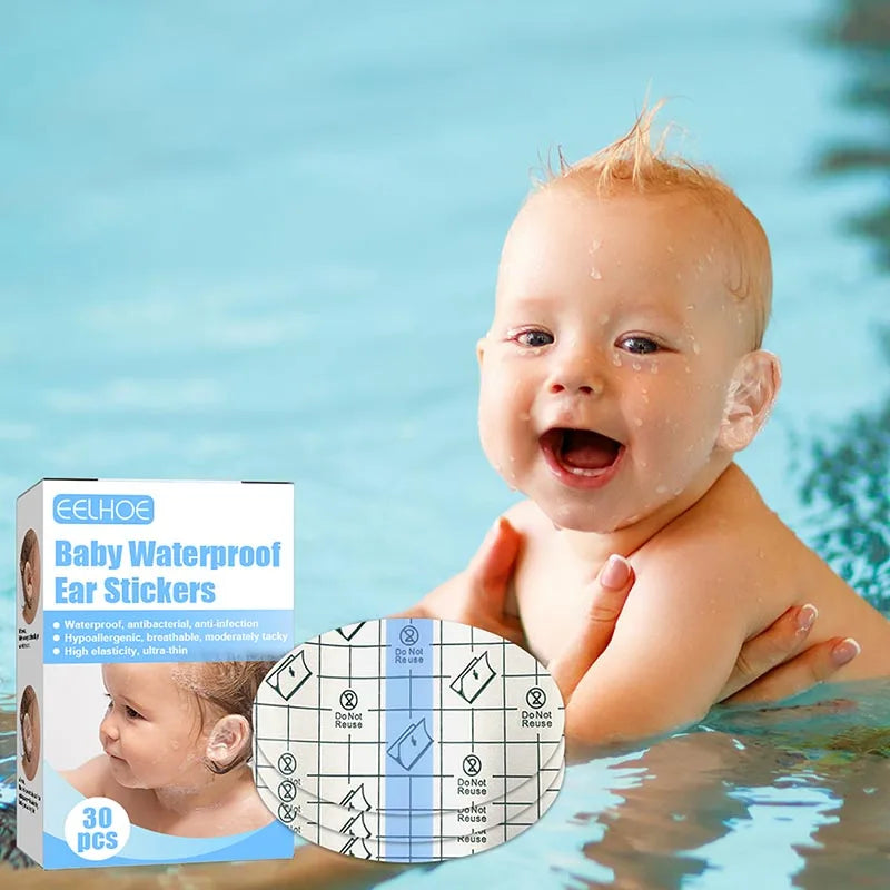 Baby Waterproof Ear Stickers Swimming Infant Disposable in USA