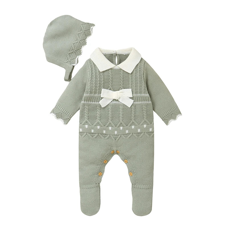 Jumpsuit Long Sleeve Cute Bow Toddler Clothes in USA