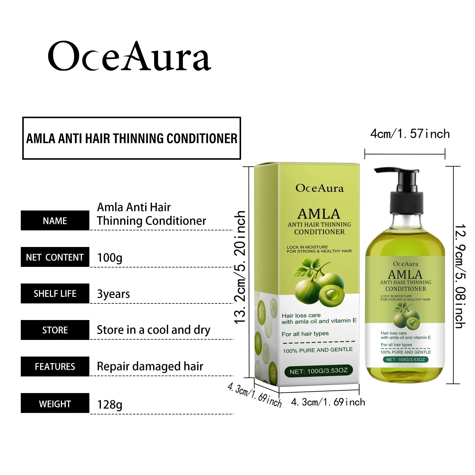 OceAura Women Hair Conditioner Effectively Inhibit Hair in USA