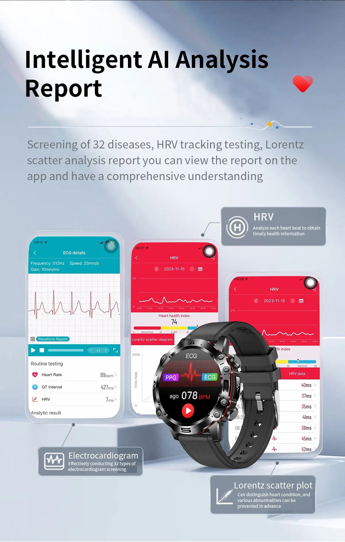 Bluetooth Call Smart Watch Men Health Blood Pressure IN USA.