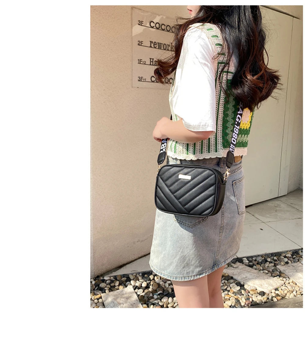 High Quality PU Shoulder Bags Woman's Handbag Simple in USA