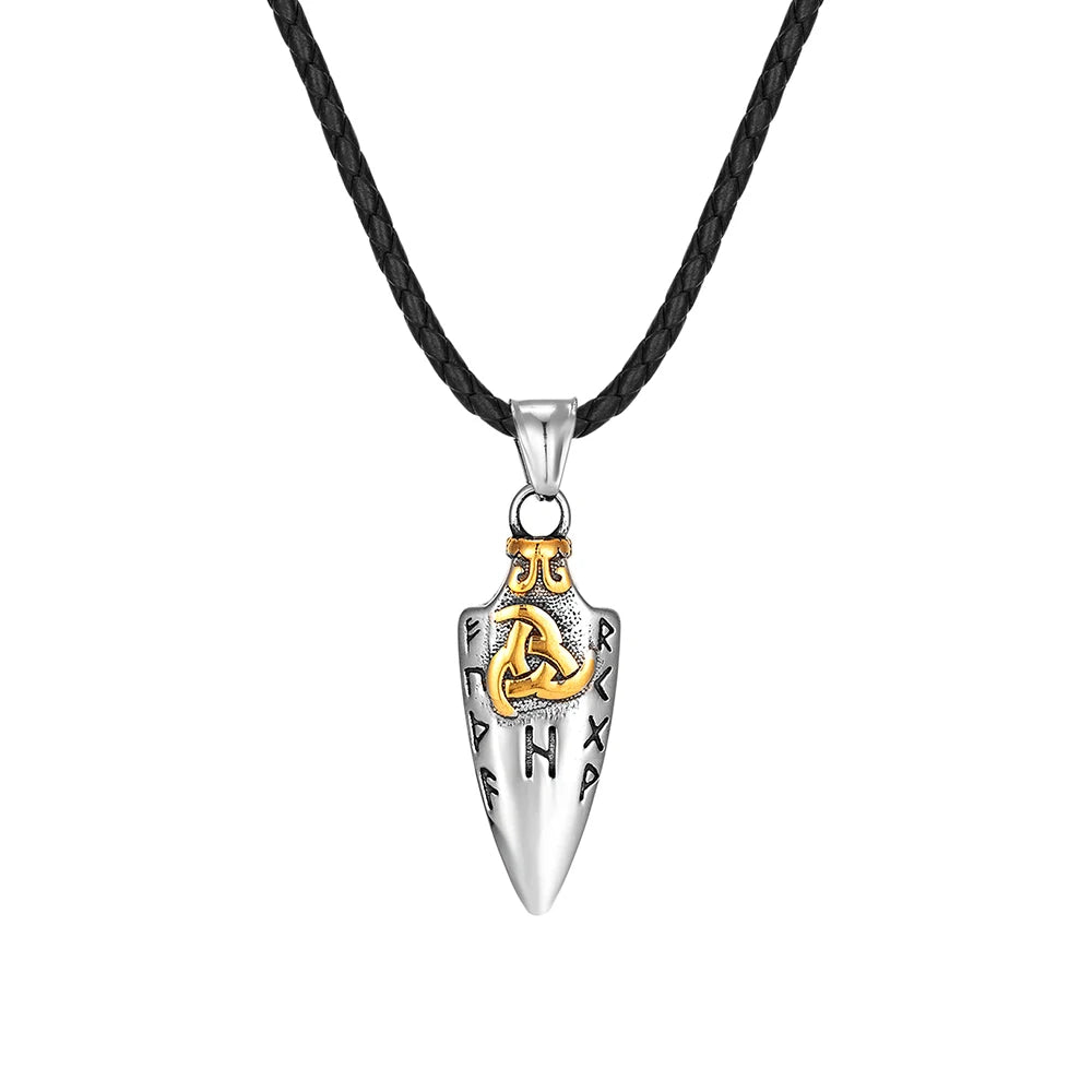 Norse Runes Odin's Spear Gungnir Necklace in USA