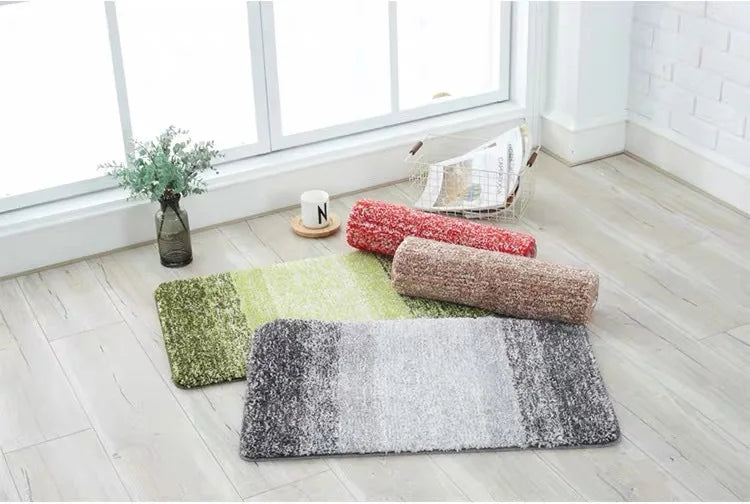 Bathroom Rugs Mat Simple Home Flocking Carpet Extra Soft in USA.