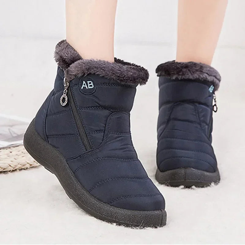 Winter Women Boots Thick Bottom Ankle Boots Women in USA