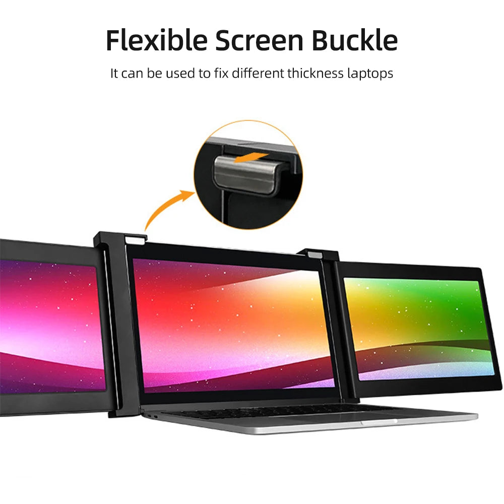 Portable Triple-screen Monitor Laptop Expansion Screen IN USA.