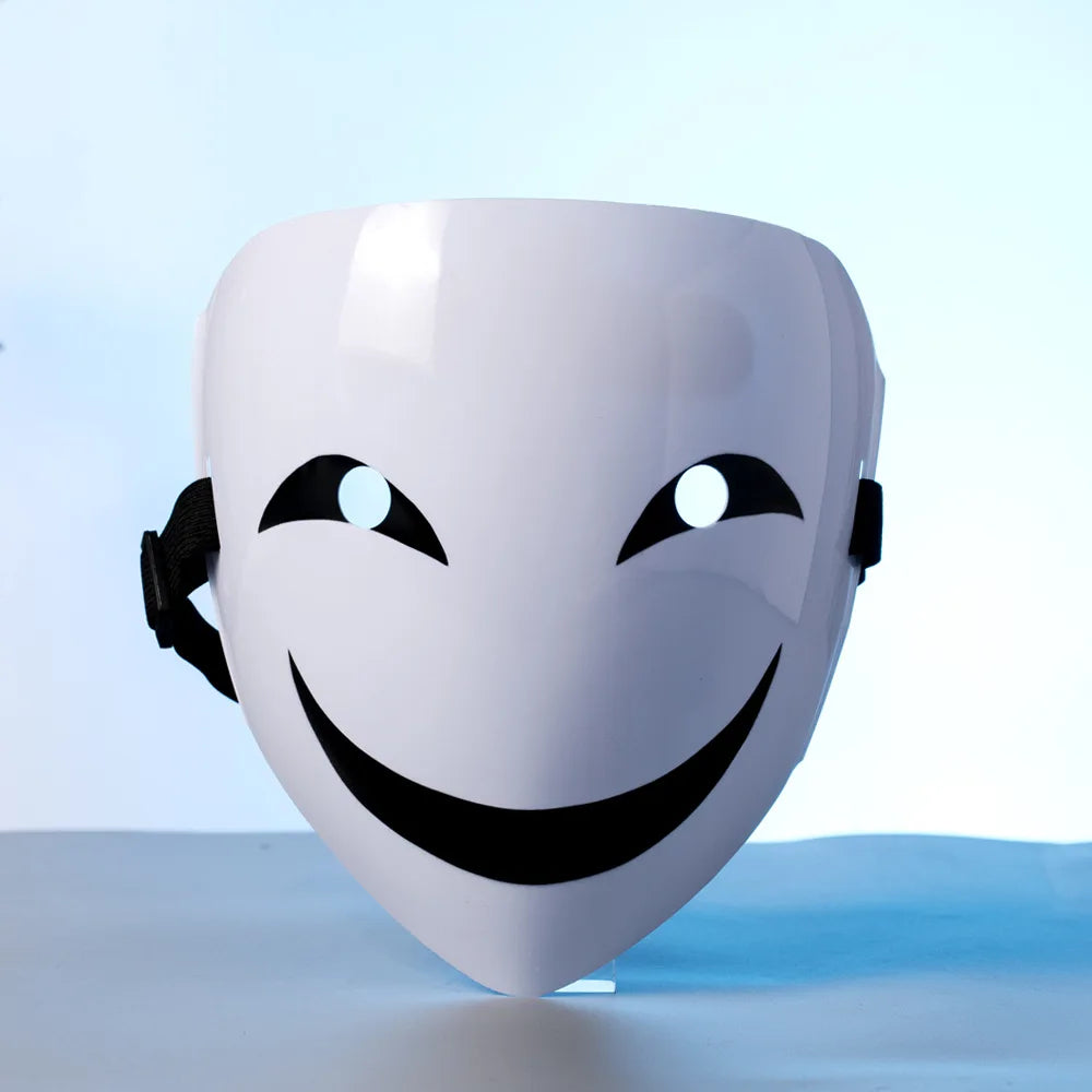 Black Bullet PVC Leech Smile Mask Disguised As Ghost Face in USA