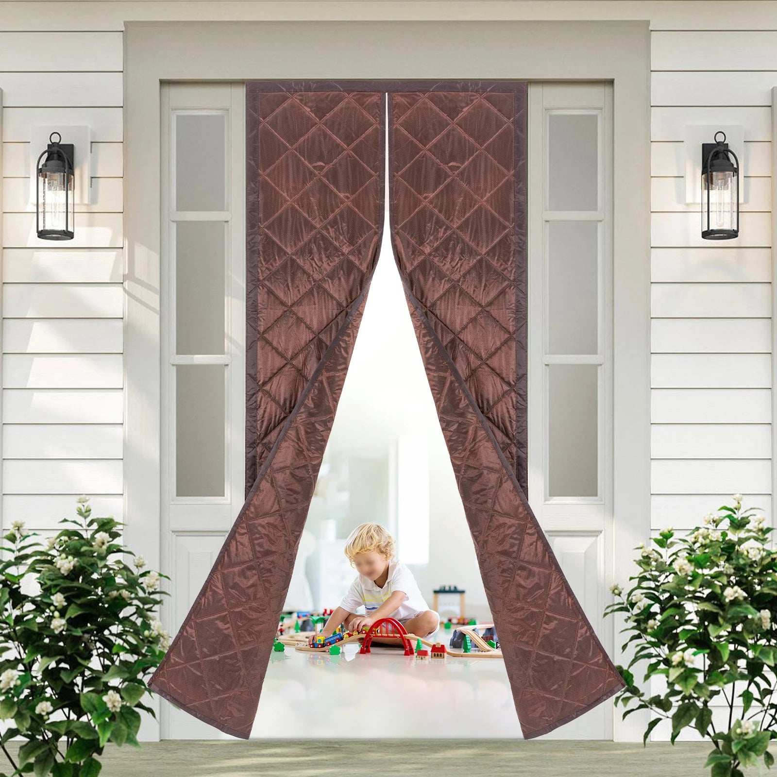 Fill Magnetic Thermal Insulated Door Curtain in USA