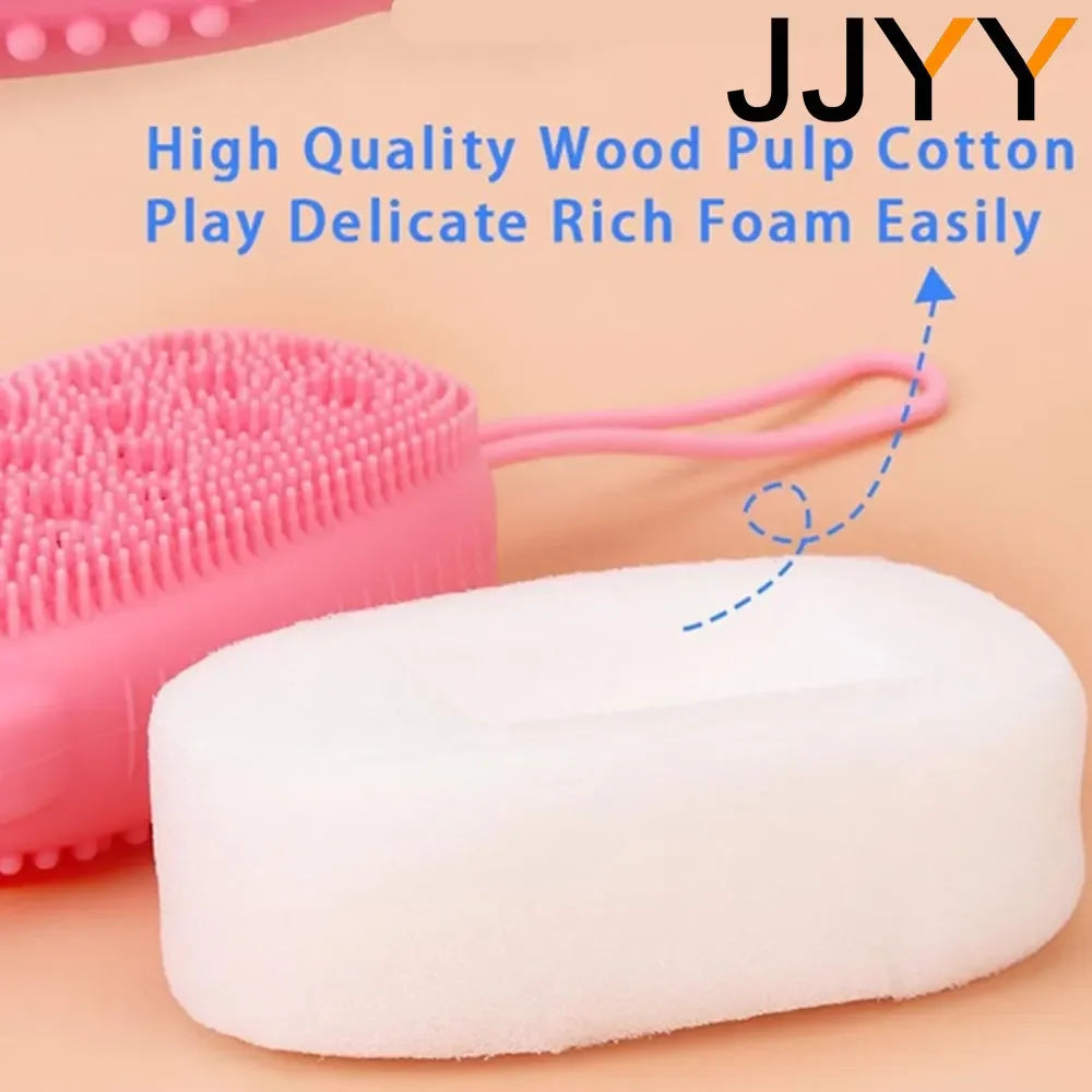 Scrubber Bath Exfoliating Scrub Sponge Shower Brush in USA