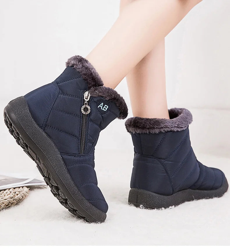 Women's Boots Women's Winter Boots Fur Winter Shoes For Women Ankle Bo