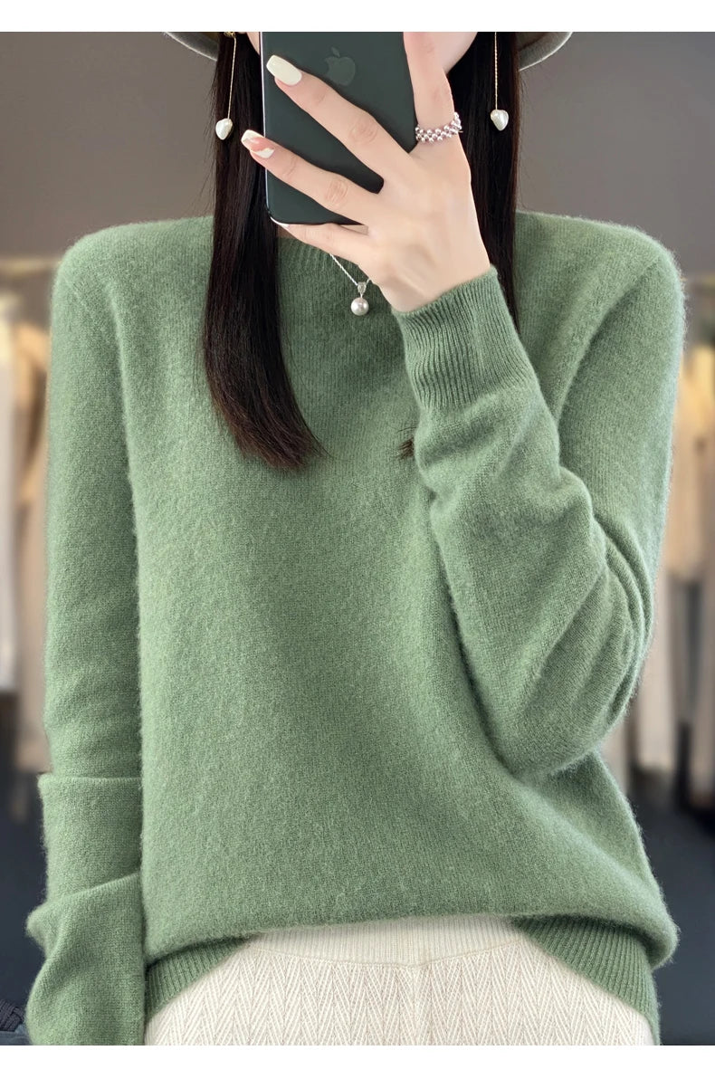 New cashmere sweater women's sweater autumn in USA