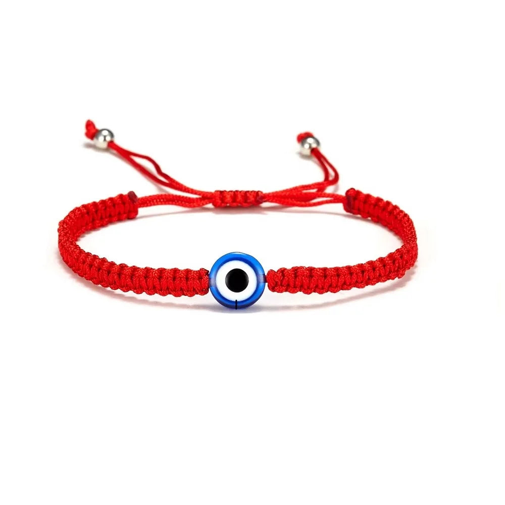 Classic Red String Bracelets Turkish Evil Eye Braided Rope in USA.