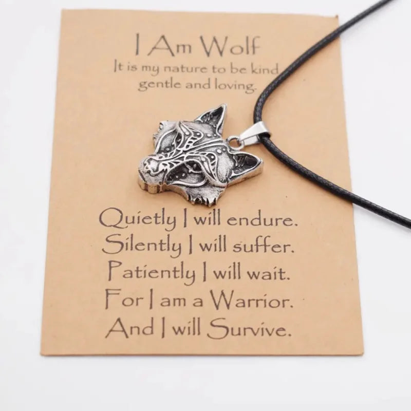 Norse wolf Viking Celtics Necklace Men/Women in USA