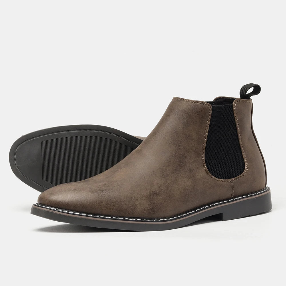 Men Chelsea Boots Brand Retro Comfortable Fashion Men Boots in USA