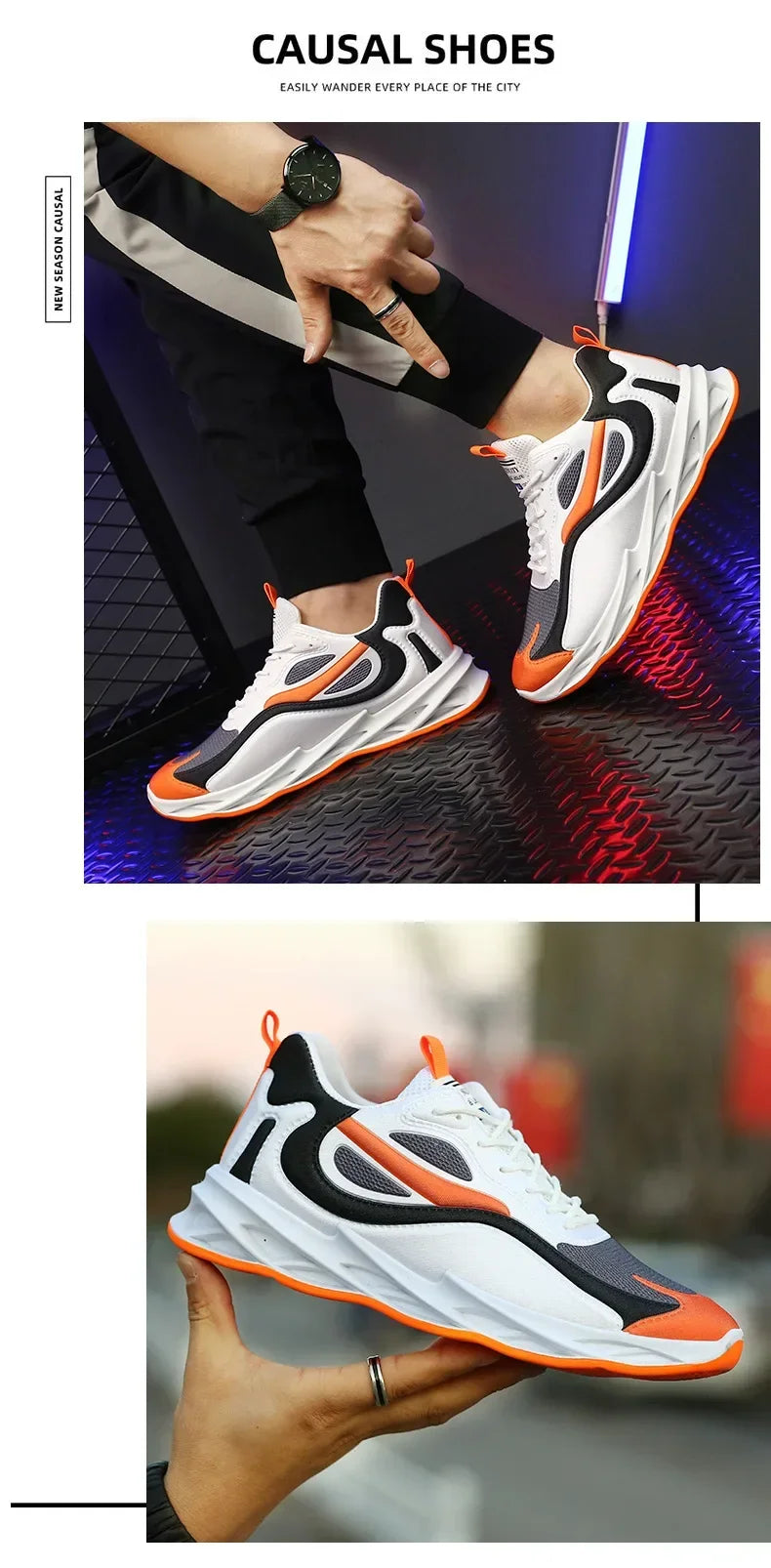 Autumn Winter New Men Casual Shoes Fashion Sneakers in USA