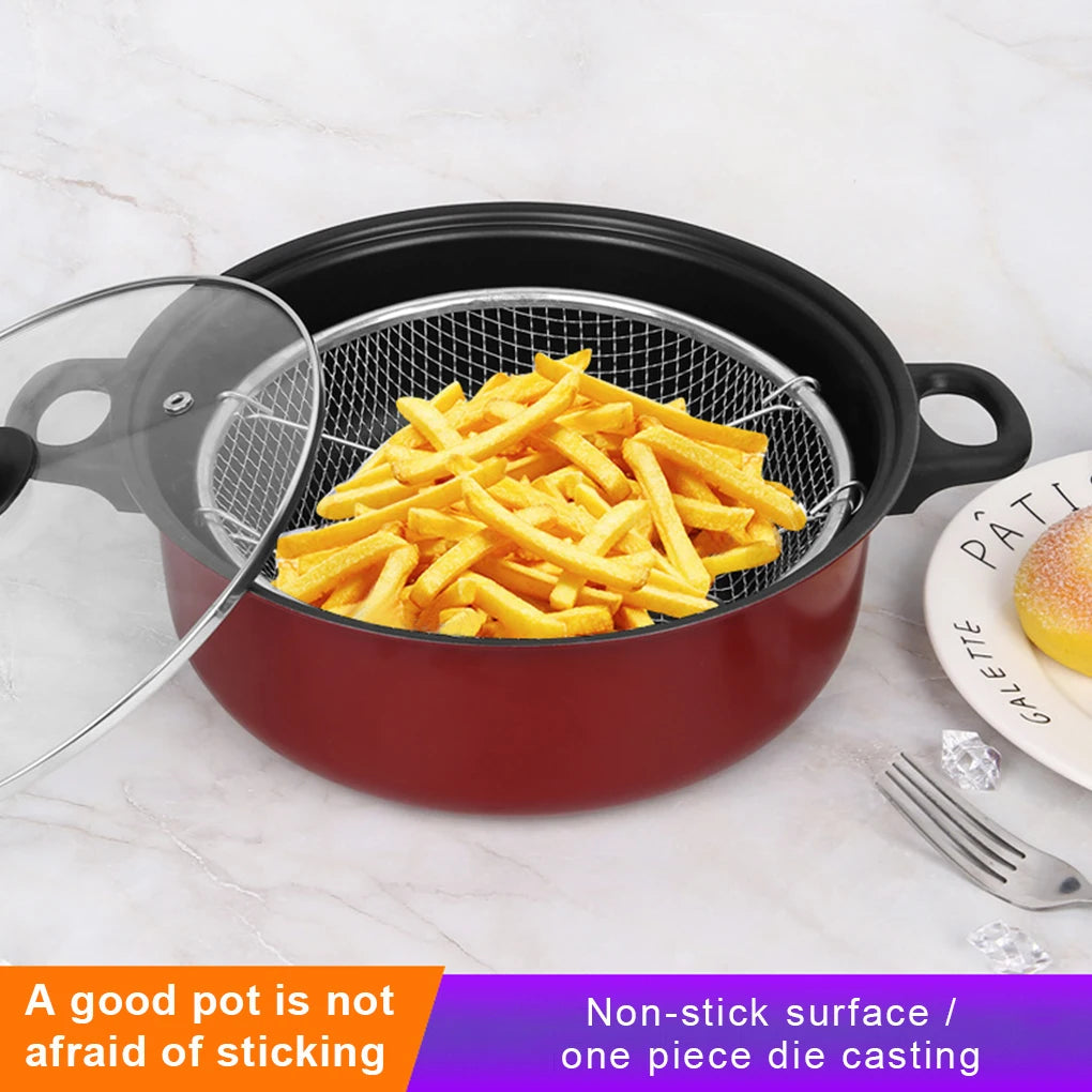 Home Restaurant Deep Fry Pot with Lid Apartment Fries in USA.