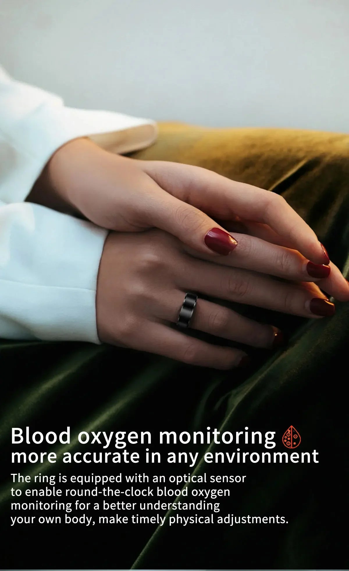 Women Smart Ring Heart Rate Blood Pressure IN USA.