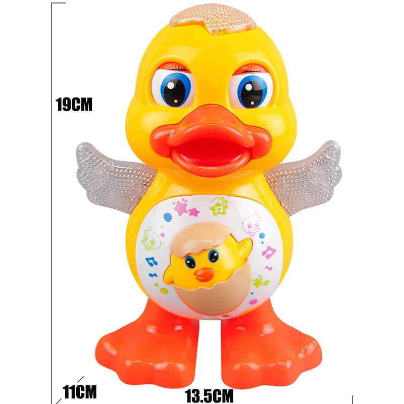 Electric Dancing Duck Funny Blink Eyes Flashing Light Shake in USA