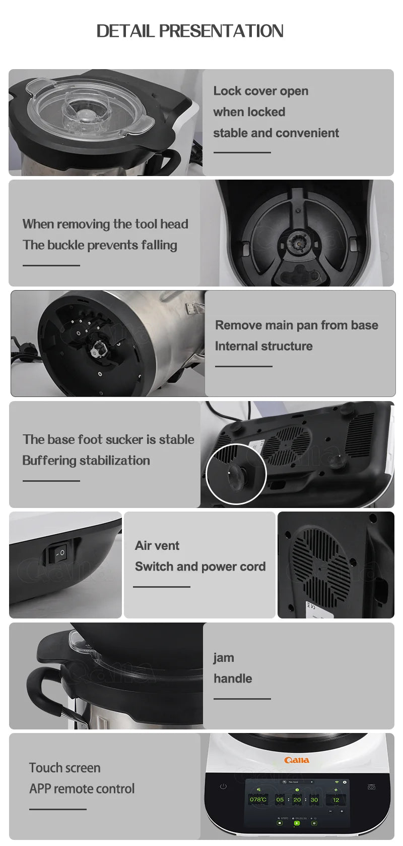 QANA New Power Mixer Stand Multifunctional Electric Blander in USA.