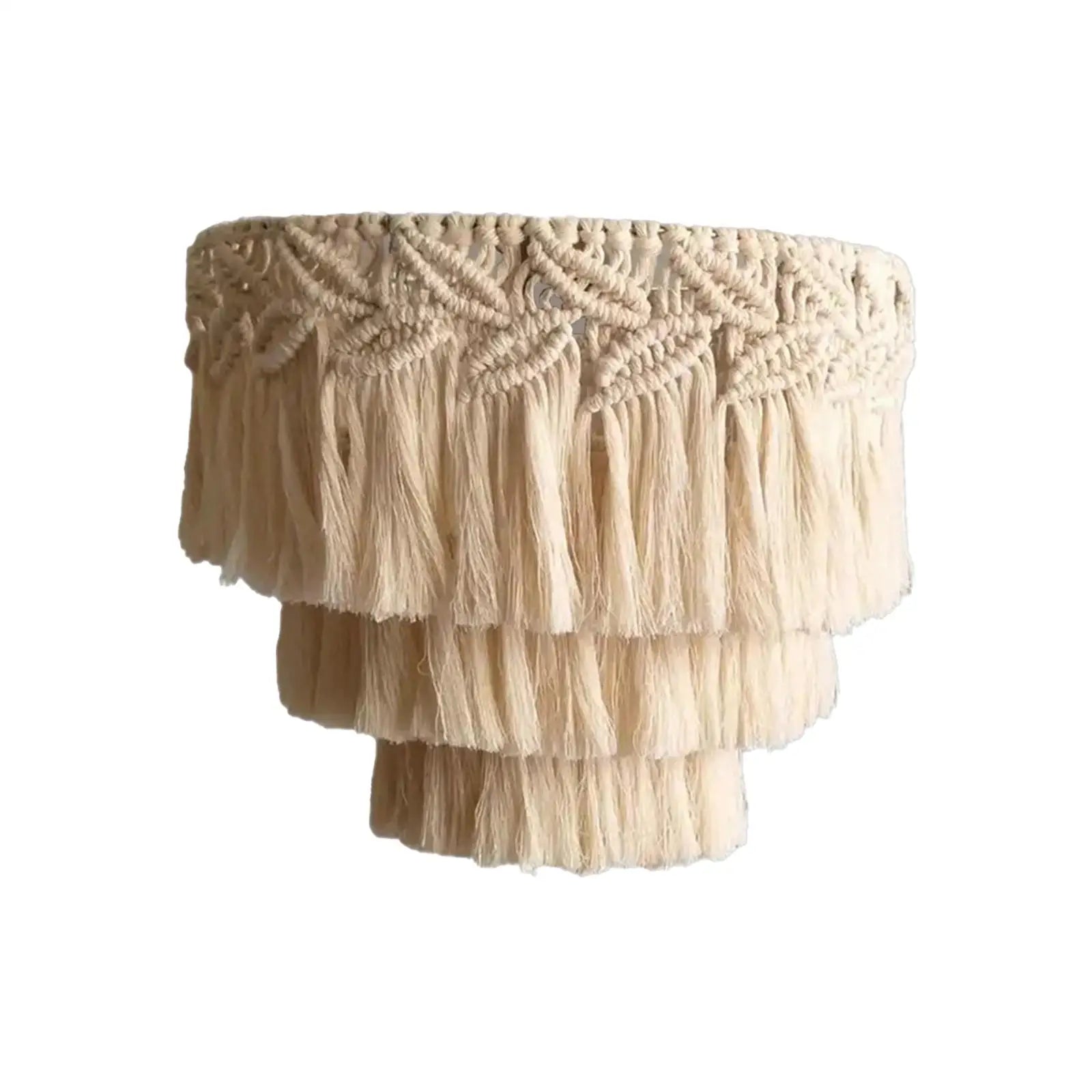 Macrame Lamp Shade Lampshade Hanging Light Cover IN USA.