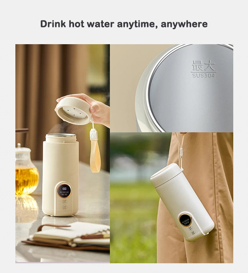 Electric Water Cup Kettle Portable Water Boiling Thermostatic in USA.