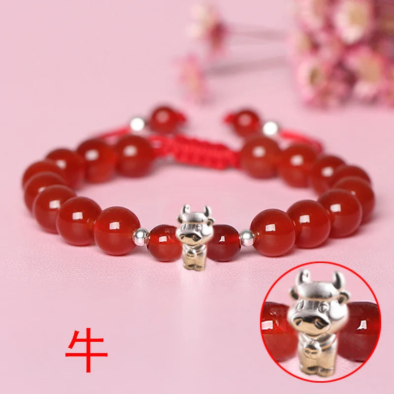 Sterling Silver Red Rope for Women and Men Korean Version in USA.