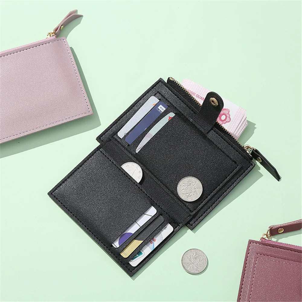 Women Wallets PU Leather Female Purse Mini Hasp in USA